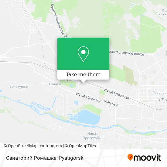 Санаторий Ромашка map