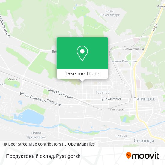 Продуктовый склад map