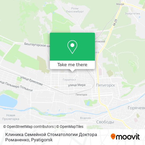 Клиника Семейной Стоматологии Доктора Романенко map