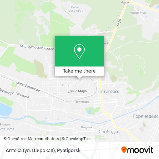 Аптека (ул. Широкая) map