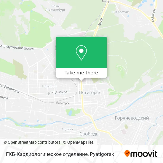 ГКБ-Кардиологическое отделение map