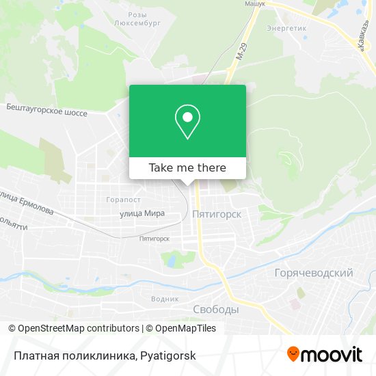 Платная поликлиника map