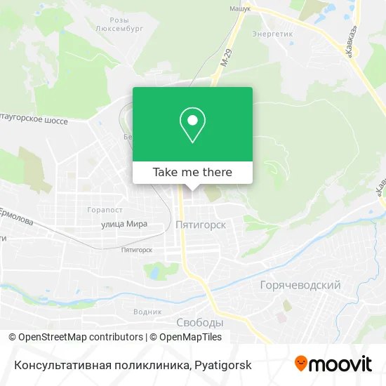 Консультативная поликлиника map