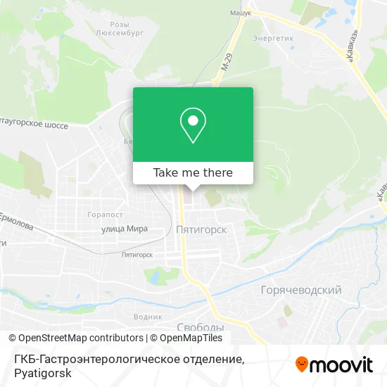 ГКБ-Гастроэнтерологическое отделение map