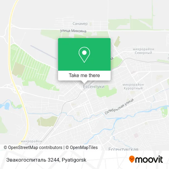 Эвакогоспиталь 3244 map