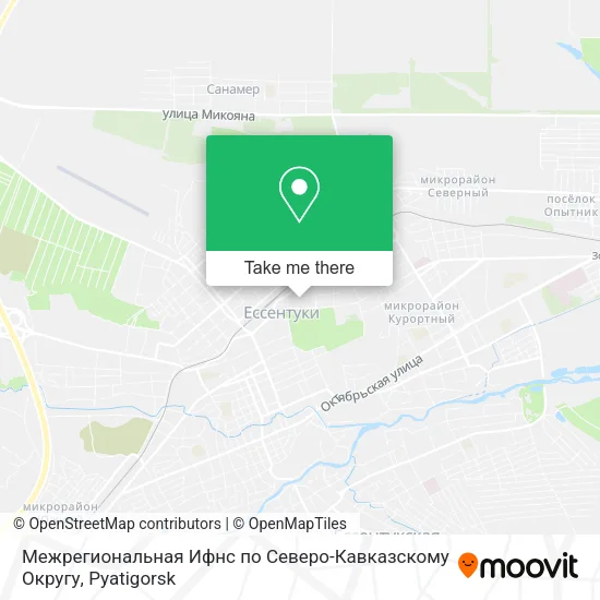 Межрегиональная Ифнс по Северо-Кавказскому Округу map
