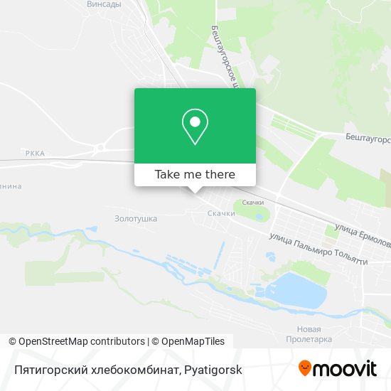 Пятигорский хлебокомбинат map