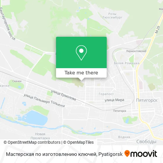 Мастерская по изготовлению ключей map