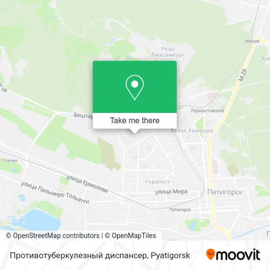 Противотуберкулезный диспансер map