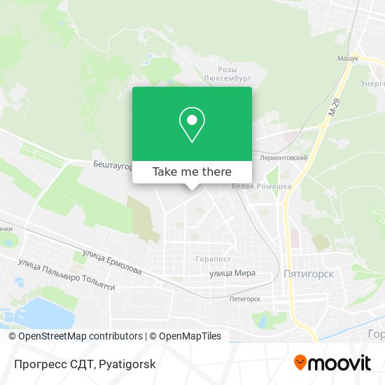 Прогресс СДТ map