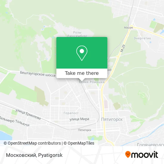 Московский map