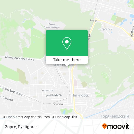 Зорге map