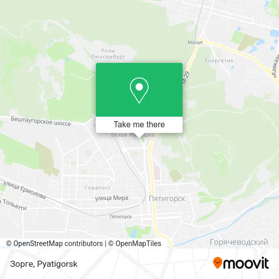 Зорге map