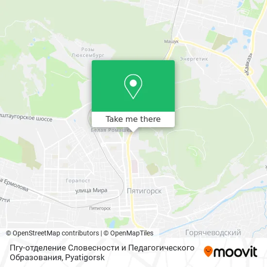 Пгу-отделение Словесности и Педагогического Образования map