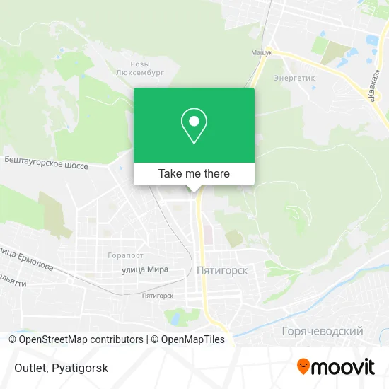 Outlet map