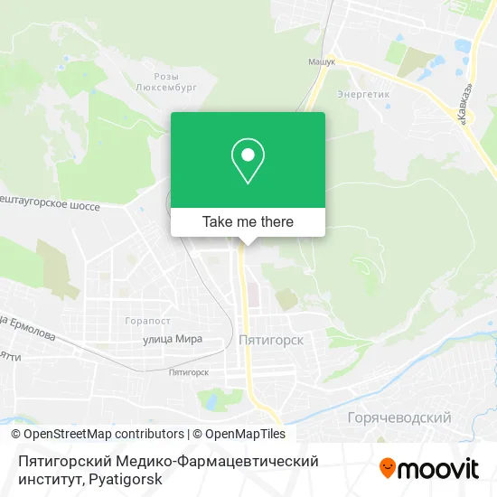 Пятигорский Медико-Фармацевтический институт map