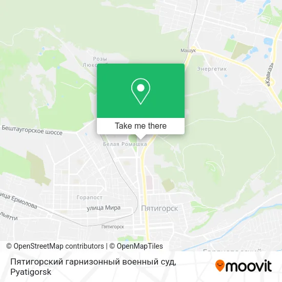 Пятигорский гарнизонный военный суд map