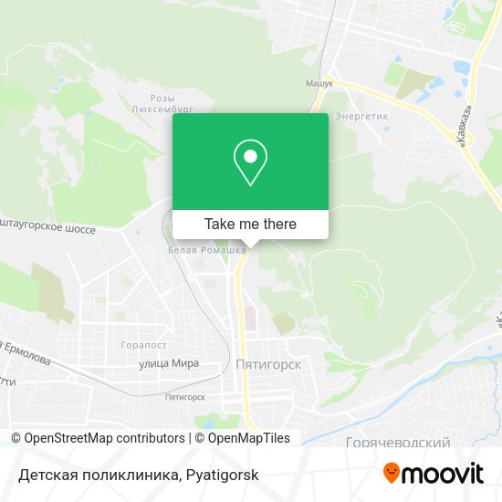 Детская поликлиника map