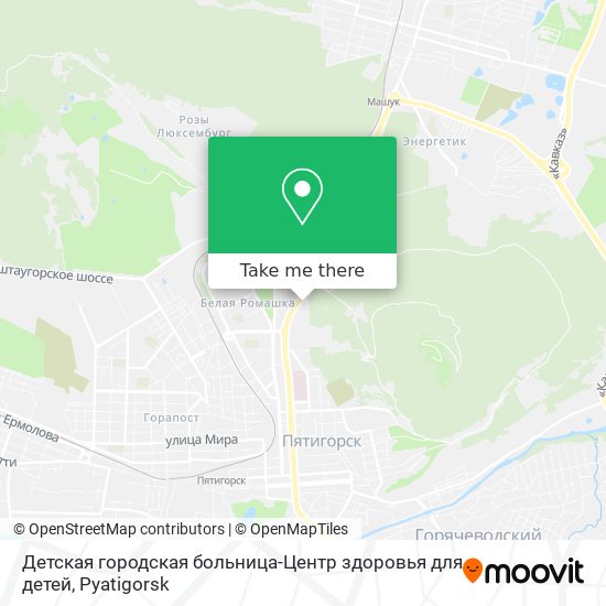 Детская городская больница-Центр здоровья для детей map