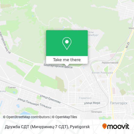 Дружба СДТ (Мичуринец-7 СДТ) map