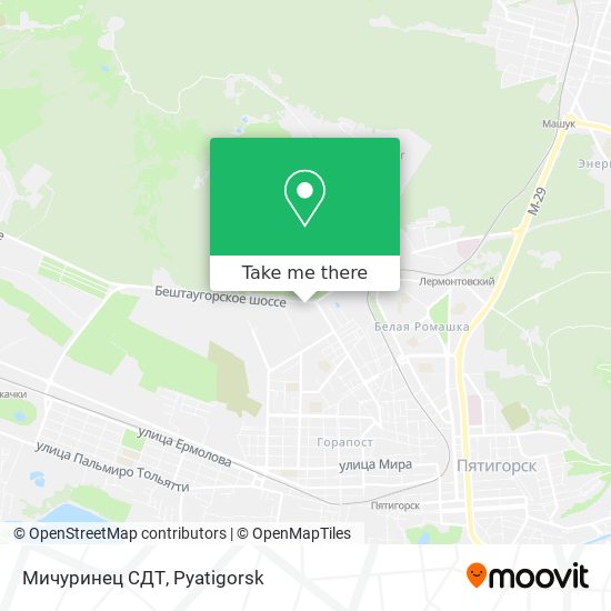 Мичуринец СДТ map