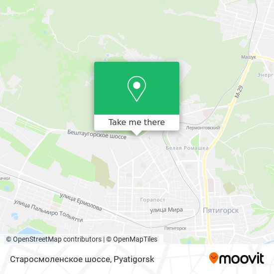 Старосмоленское шоссе map