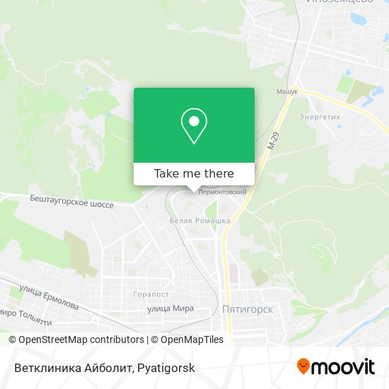 Ветклиника Айболит map