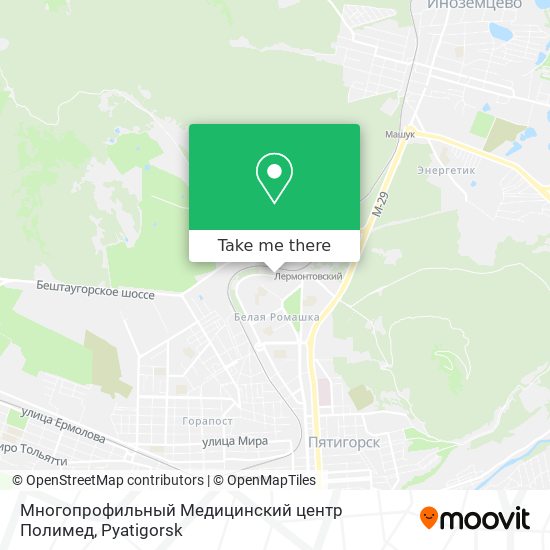 Многопрофильный Медицинский центр Полимед map