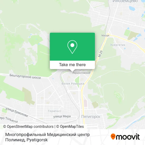 Многопрофильный Медицинский центр Полимед map
