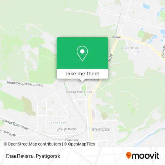 ГлавПечать map