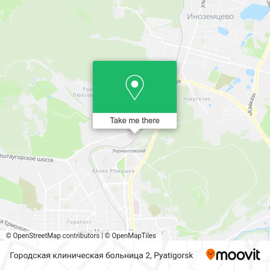 Городская клиническая больница 2 map