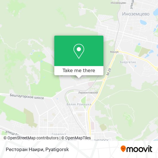 Ресторан Наири map