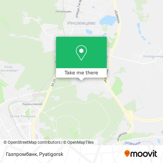 Газпромбанк map