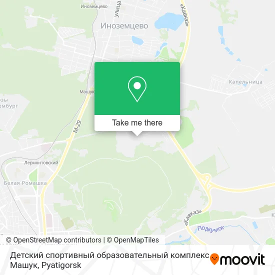 Детский спортивный образовательный комплекс Машук map