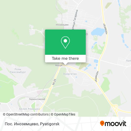 Пос. Иноземцево map