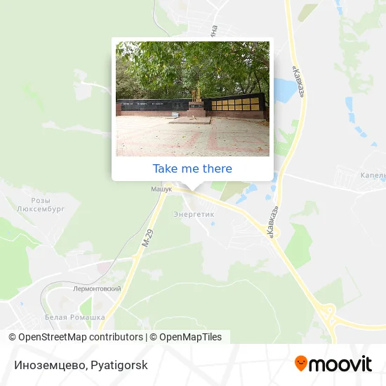 Иноземцево map