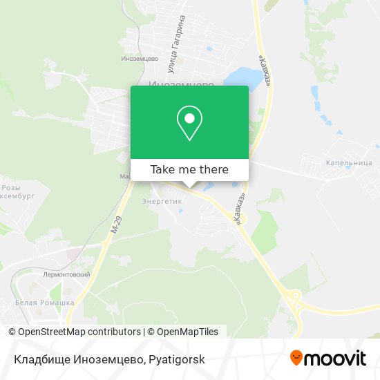 Кладбище Иноземцево map
