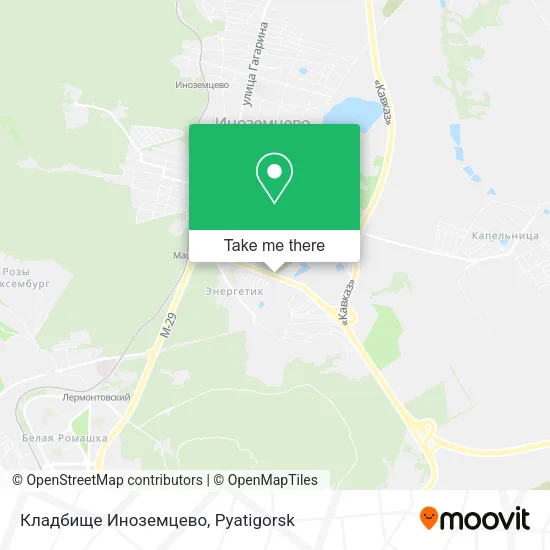 Кладбище Иноземцево map