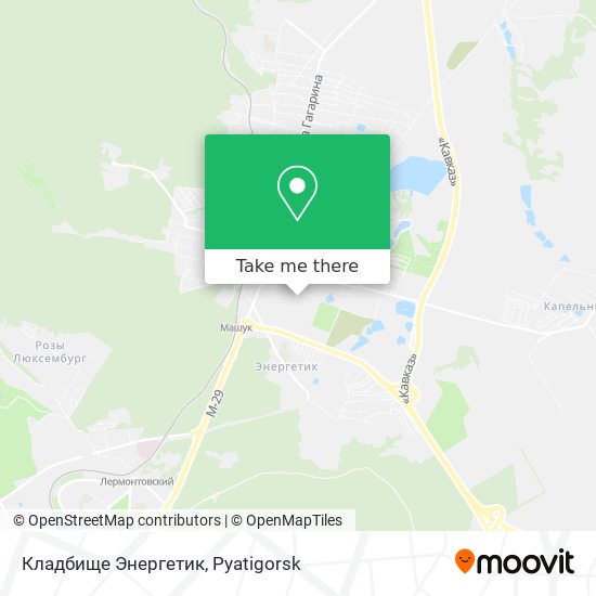 Кладбище Энергетик map