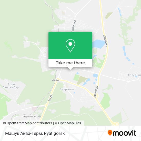 Машук Аква-Терм map