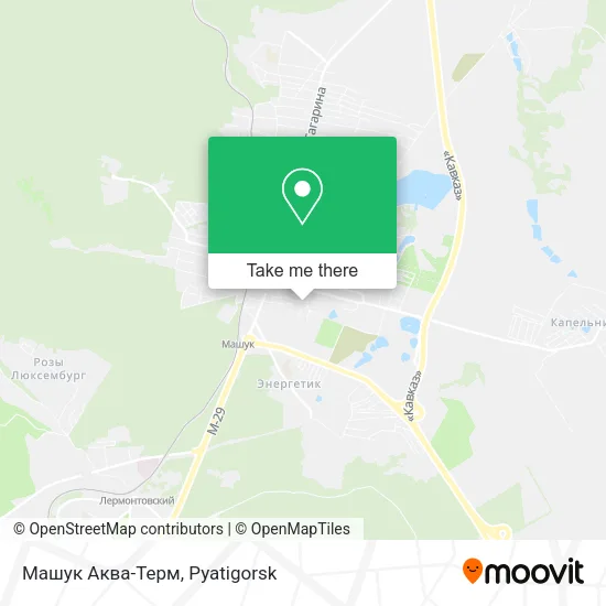 Машук Аква-Терм map
