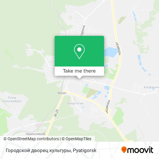 Городской дворец культуры map