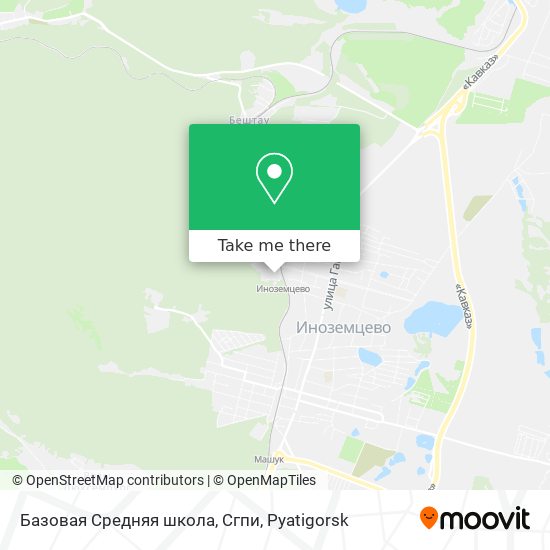 Базовая Средняя школа, Сгпи map