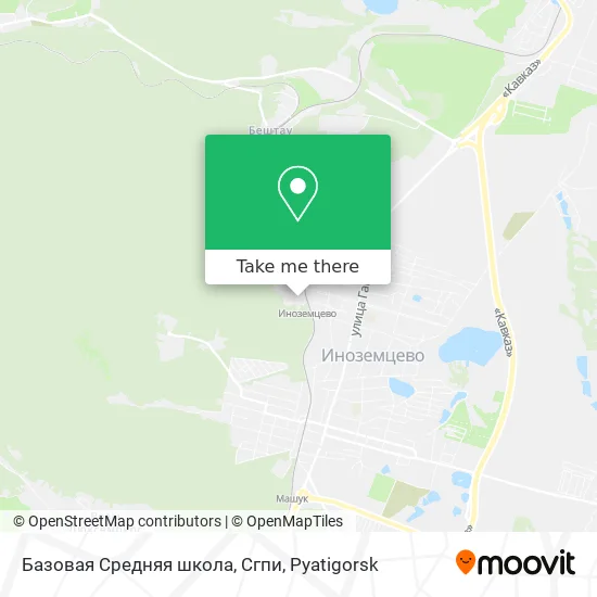 Базовая Средняя школа, Сгпи map
