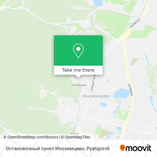 Остановочный пункт-Иноземцево map