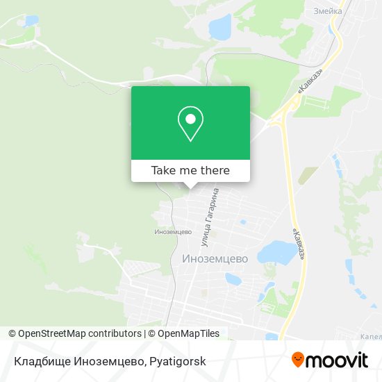 Кладбище Иноземцево map