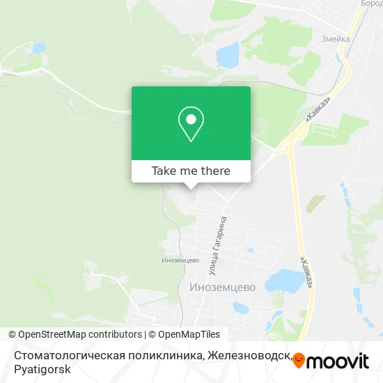Стоматологическая поликлиника, Железноводск map