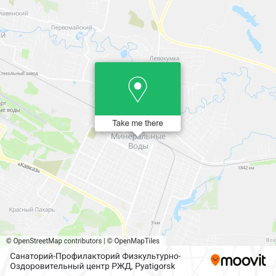 Санаторий-Профилакторий Физкультурно-Оздоровительный центр РЖД map