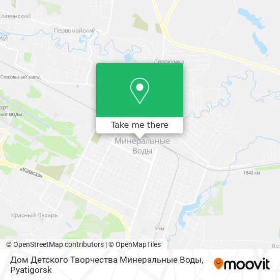 Дом Детского Творчества Минеральные Воды map