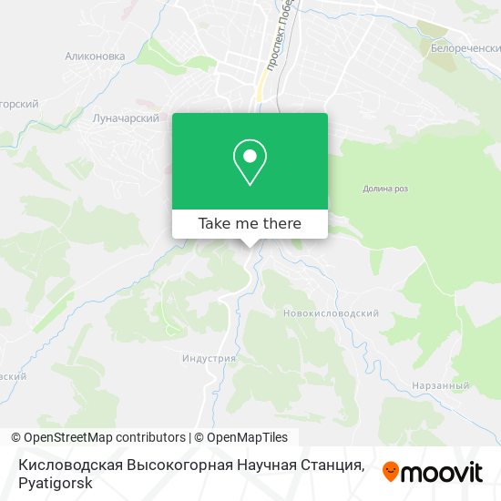 Кисловодская Высокогорная Научная Станция map